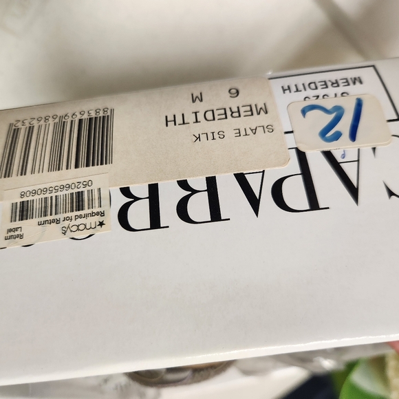 Caparros Glitter Dress Shoes. Slate Silk Gray Size 6 - Picture 5 of 7